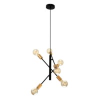 Люстра Rivoli Kerstin 5078-308 6 х Е27 40 Вт лофт – кантри