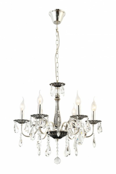 Люстра Rivoli Margareta 1022-206 6 х Е14 40 Вт хрусталь классика