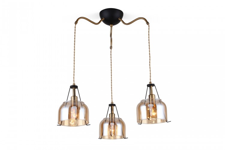 Люстра Rivoli Pilar 5040-203 3 х Е14 40 Вт лофт - кантри