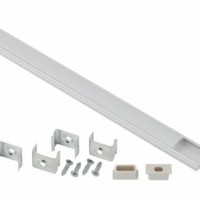 ЭРА 1506 Комплект с накладным анодированным профилем CAB262 16х6мм, 2м