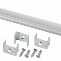 ЭРА 1506G Комплект с гибким накладным анодированным профилем CAB291 15х6,5мм, 2м