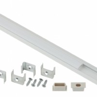 ЭРА 2206 Комплект с врезным анодированным профилем с фланцем CAB251 21х6мм, 2м