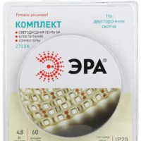 ЭРА Комплект светодиодной ленты 2835kit-4,8-60-12-IP20-2700-5m