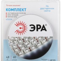 ЭРА Комплект светодиодной ленты 2835kit-4,8-60-12-IP20-6500-5m