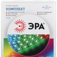ЭРА Комплект светодиодной ленты 5050kit-14,4-60-12-IP20-RGB-5m