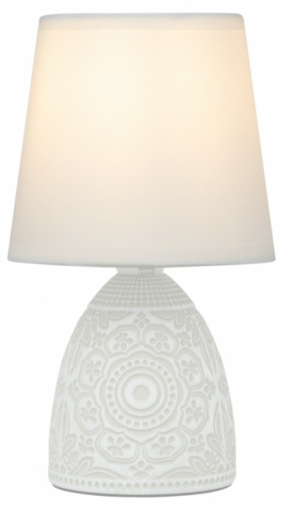 Настольная лампа Rivoli Debora 7045-501 1 * Е14 40 Вт керамика зеленая с абажуром