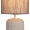 Настольная лампа Rivoli Ramona 7039-501 1 * Е14 40 Вт керамика коричневая с абажуром