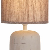 Настольная лампа Rivoli Ramona 7039-501 1 * Е14 40 Вт керамика коричневая с абажуром