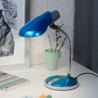 ЭРА наст.светильник NE-301-E27-15W-BU синий