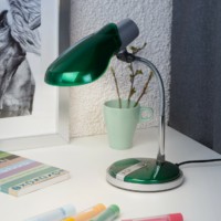ЭРА наст.светильник NE-301-E27-15W-GR зеленый