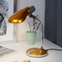 ЭРА наст.светильник NE-301-E27-15W-OR оранжевый