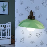 Ночник – светильник светодиодный ЭРА NLED-487-1W-SW-GR настенный на батарейках с выключателем зеленый