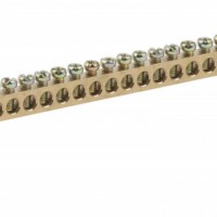 Шина ЭРА NO-222-62 N ноль на двух угловых изоляторах ШНИ-6х9-20-У2-синий