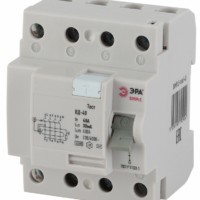 SIMPLE-mod-50 ЭРА SIMPLE Устройство защитного отключения УЗО ВД-40 4P 63А/100мА (электронное)