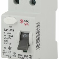 УЗО ЭРА PRO NO-902-152 ВД1-63S 1P+N 63А 100мА