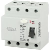 УЗО ЭРА PRO NO-902-154 ВД1-63S 3P+N 32А 100мА