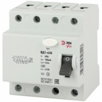 УЗО ЭРА PRO NO-902-155 ВД1-63S 3P+N 40А 100мА