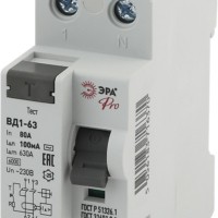 УЗО ЭРА PRO NO-902-62 ВД1-63 2P 80А 100мА
