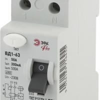 УЗО ЭРА PRO NO-902-70 ВД1-63 2P 50А 300мА