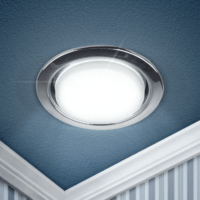 KL35 CН-10 Светильник под лампу GX53,220В 13Вт хром 10шт/уп