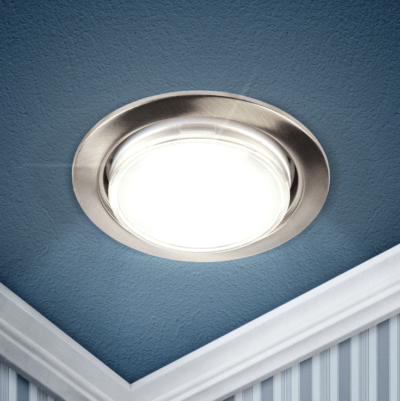 KL35 SN-10 Светильник под лампу GX53,220В 13Вт сатин никель 10шт/уп