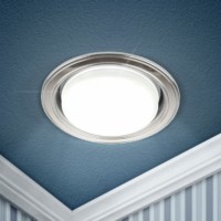 Светильник встраиваемый под лампу GX53 KL35 SN/СН /1 под лампу GX53 220В 13Вт сатин никель/хром