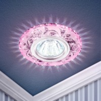 DK LD16 PK/WH Светильник ЭРА декор cо светодиодной подсветкой MR16, розовый