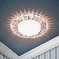 DK LD24 CHP/WH Светильник декор cо светодиодной подсветкой GX53 шампань