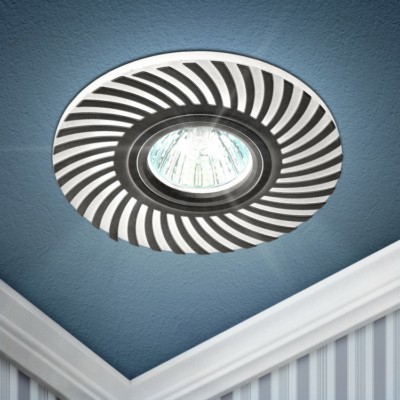 DK LD32 WH Светильник ЭРА декор cо светодиодной подсветкой MR16, 220V, max 11W, белый