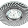 DK LD39 WH/CH Светильник ЭРА декор cо светодиодной подсветкой MR16, белый/хром