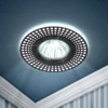 DK LD41 WH/BK Светильник ЭРА декор cо светодиодной подсветкой MR16, белый/черный