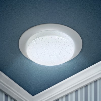 KL LED 14-18 WH Светильник ЭРА светодиодный круглый “звездное небо” 18W 4000K, белый