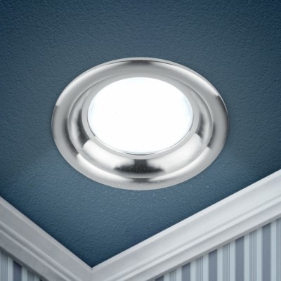 KL LED 17-7 SL Светильник ЭРА светодиодный круглый “тарелка” 7W 4000K, серебро