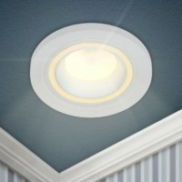 Встраиваемый светильник декоративный ЭРА DK90 WH MR16/GU5.3 белый