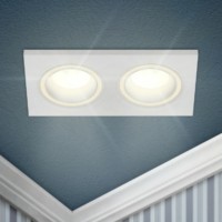 Встраиваемый светильник декоративный ЭРА DK92 WH MR16/GU5.3 белый