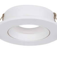 Встраиваемый светильник декоративный ЭРА KL92 WH MR16/GU5.3 белый, пластиковый