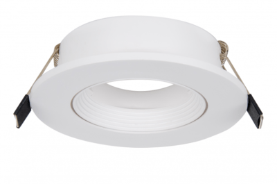 Встраиваемый светильник декоративный ЭРА KL92 WH MR16/GU5.3 белый, пластиковый