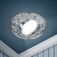 KL11A CH Светильник ЭРА литой пов. “лианы” MR16,12V/220V, 50W хром