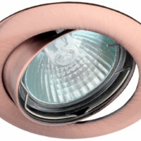 KL1A SC Светильник ЭРА литой простой пов. MR16,12V/220V, 50W медь