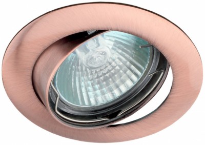 KL1A SC Светильник ЭРА литой простой пов. MR16,12V/220V, 50W медь