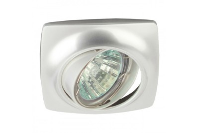 KL63A PS Светильник ЭРА литой пов. MR16,12V/220V, 50W перламутровое серебро