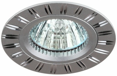KL33 AL/SL Светильник ЭРА алюминиевый MR16,12V/220V, 50W серебро/хром