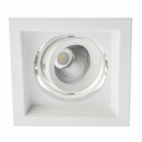 Светильник карданный встраиваемый ЭРА SKD-11-36-40K-W09 9Вт 4000К 810Лм 130х130х100мм