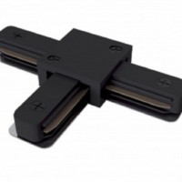 Коннектор ЭРА TR-1PA-СT-BK T-образный для однофазного шинопровода черный