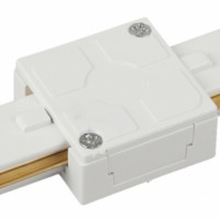 Коннектор ЭРА TR7-C 2W I WH для однофазного шинопровода белый