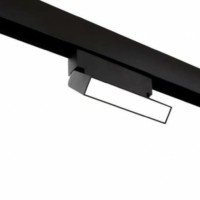 Магнитный трековый светильник ЭРА TRM20-2-12-6W3K-B для системы NOVA 48V 6Вт 3000К заливающий свет черный