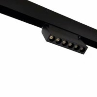 Магнитный трековый светильник ЭРА TRM20-4-11-6W3K-B для системы NOVA 48V 6Вт 3000К направленный свет черный