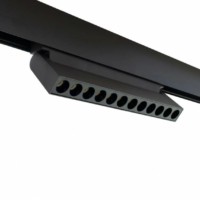 Магнитный трековый светильник ЭРА TRM20-4-22-12W3K-B для системы NOVA 48V 12Вт 3000К направленный свет черный