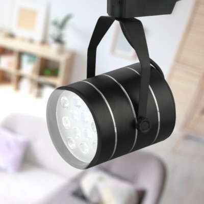 Трековый светильник однофазный ЭРА TR3 – 12 BK светодиодный 12Вт черный SMD