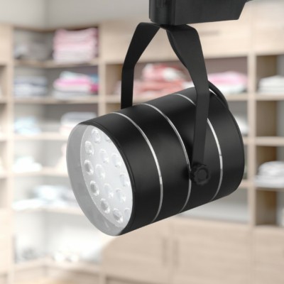 Трековый светильник однофазный ЭРА TR3 – 18 BK светодиодный SMD 18Вт 4000К 1260Лм черный